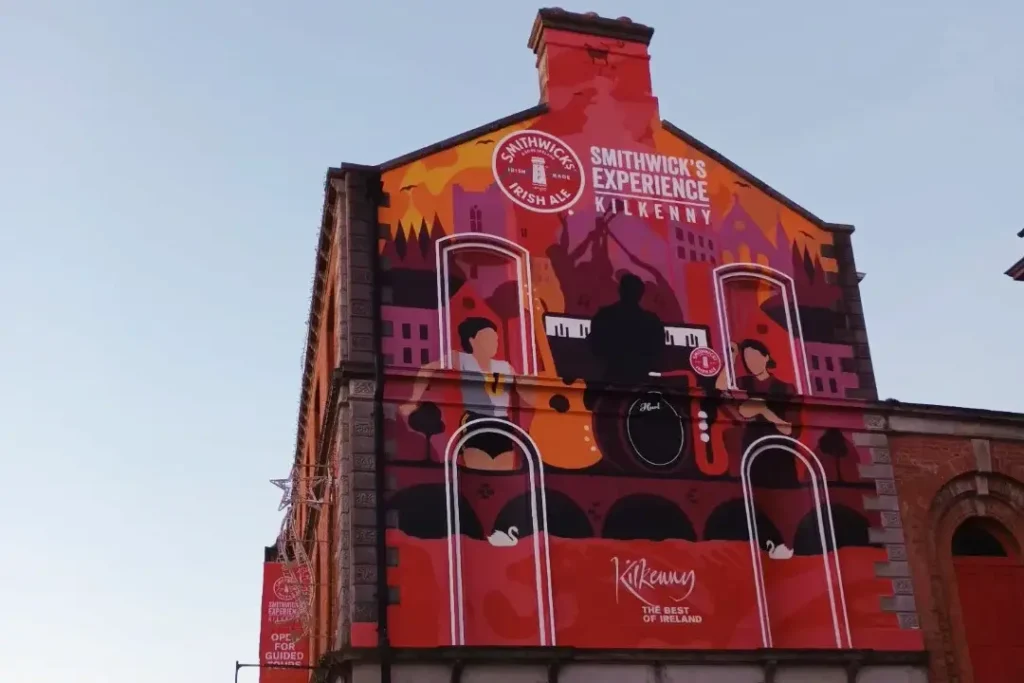 Photo of the Smithwicks Brewery building in Kilkenny stag activities